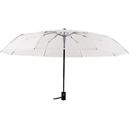 Automatique Parapluie Pliant Mâle manche En Bois Forte Coupe Vent