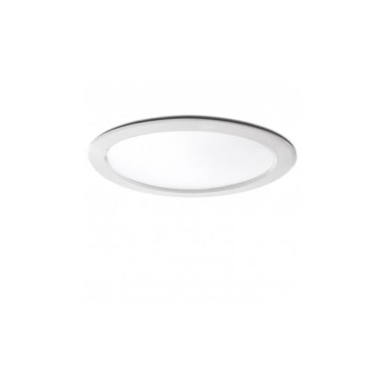 Plafonnier LED Rond 18W 1.450 Lumens - 6000K Blanc Froid - 40.000 Heures - Noir, Diamètre 215 Mm