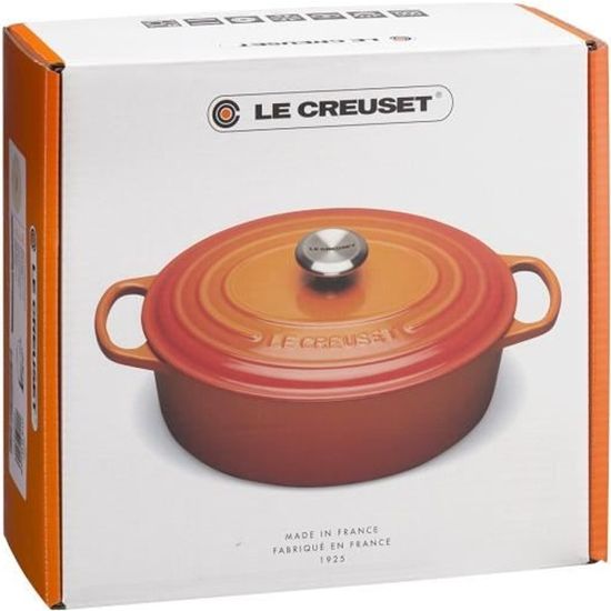 Le Creuset Cousances - Beau plat à four ovale en fonte - - Catawiki