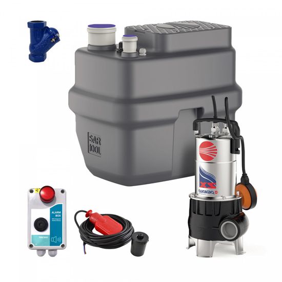 Kit Station De Relevage Pedrollo Sar 100l Zxm 1a/40 - Complet 220v 15 ...