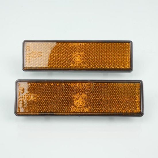 2 Pièces Catadioptre Moto Homologué E4 87 X 21 X 12mm Moto Vélo E4