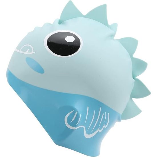 Bonnets De Bain Enfants Lot De 2 - Silicone Extensible, Motifs Mignons, Protection Cheveux Piscine