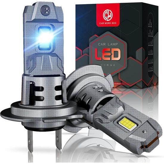 CAR WORK BOX H7 LED 15000LM Ampoules pour Voiture 12V 70W 6500K Paquet de 228 Cdiscount Auto