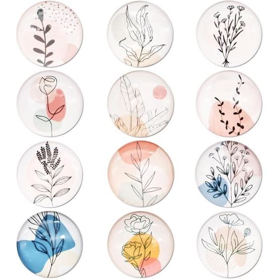 Riisoyu 12 Pièces Aimant Frigo, 3D Magnet De Réfrigérateur Noël Grande Magnétique Puissant Aimants Tableau Drôles Aiment Décoratifs Magnets Mignonne Pour Tableau Blanc Cuisine Cadeau Casiers Maison