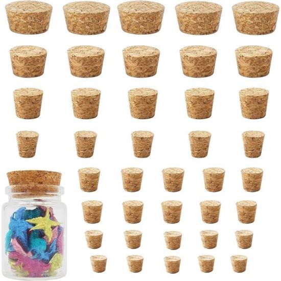 Vente bouchons de liège cylindriques 38x24 mm sanpor M - col 18,5 mm