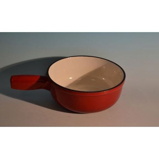 Table&cook - poêlon fonte émaillé 23cm sapin rouge - km23redsap
