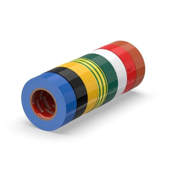 MIARCO 26663 - Ruban Adhésif Isolant En PVC M13 Noir 19