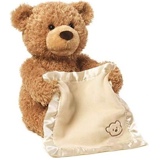 Cache Ours Nounours Electrique Qui Peut Parler En Peluche Poupees Cadeau D Anniversaire Cdiscount Jeux Jouets