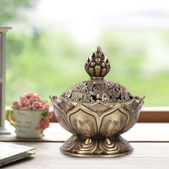 Brûleur à Encens En Alliage De Zinc - Porte-encens Pour Cônes - Petit Modèle Décoratif - Neuf - Fabriqué En Chine