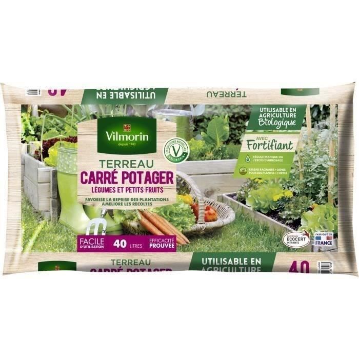 Vilmorin Terreau Carre Potager 40 L Achat Vente Terreau Sable Terreau Carre Potager 40l Cdiscount