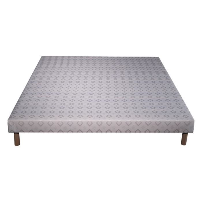 Sommier Tapissier blanc – 140x190cm