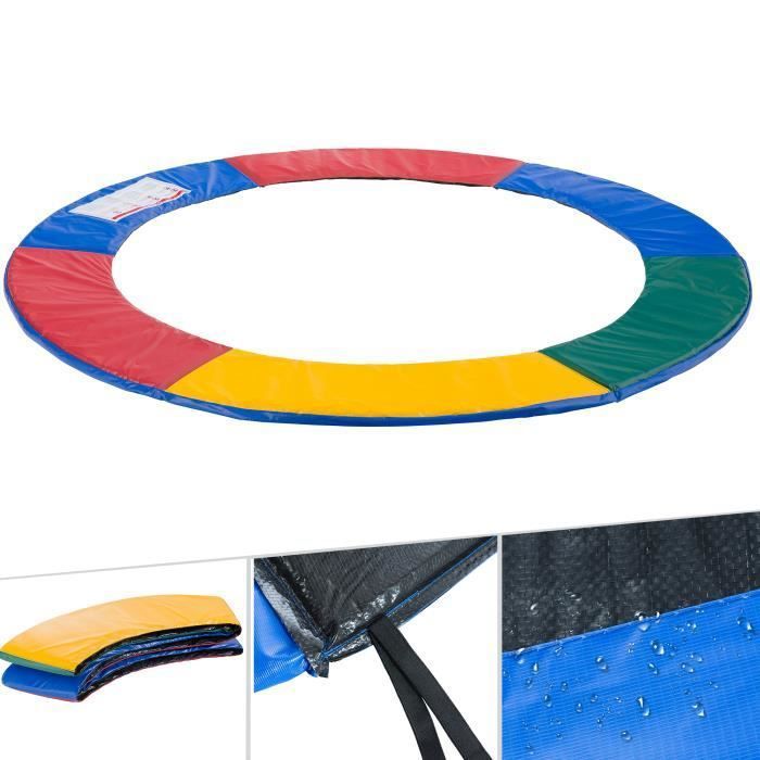 AREBOS Coussin de Protection des Ressorts Pour Trampoline 305 cm Multicolore