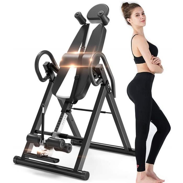 NOUVEAU Table d'inversion pliable avec inversion totale, Supporte jusqu'à 136 kg de poids
