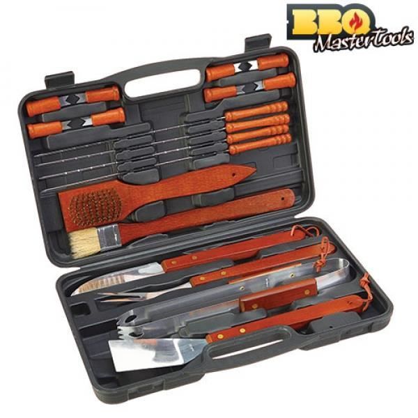Ustensiles spécial barbecue 18 piéces avec mallette !