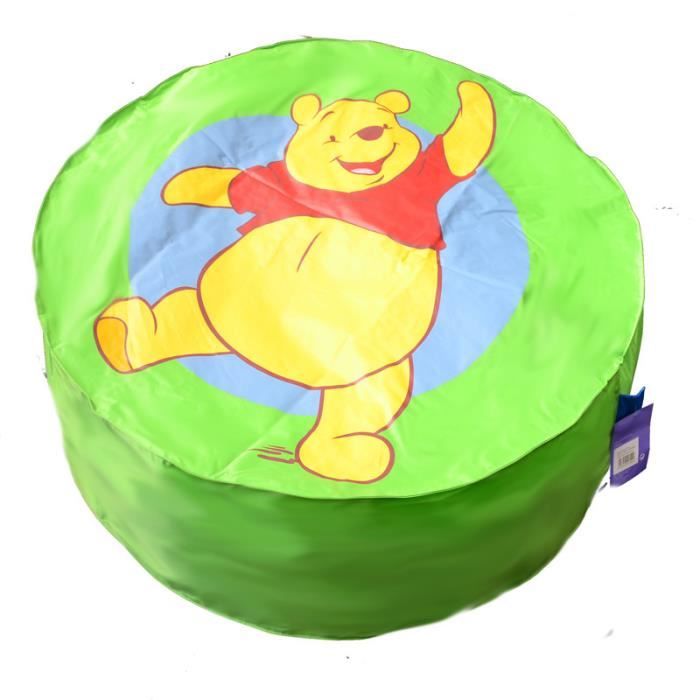 pouf WINNIE disney geant 110 cm de diametre VERT