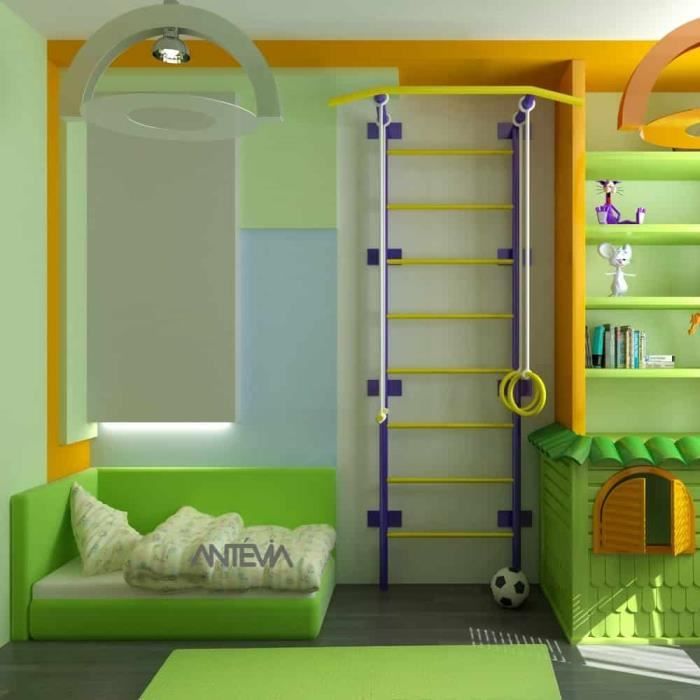 ANTEVIA – Tapis de sol en mousse sans BPA - Plus de 30 Coloris : Dalle clipsable protection jeux sport enfant bébé gym souple