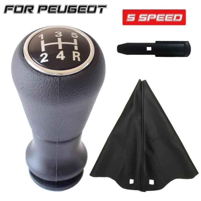 option 5 -Coffre de pommeau de levier de vitesse pour CITROEN C1 C3 C4-pour PEUGEOT 106 107 205 206 207 306 307 308 309 405 406 407