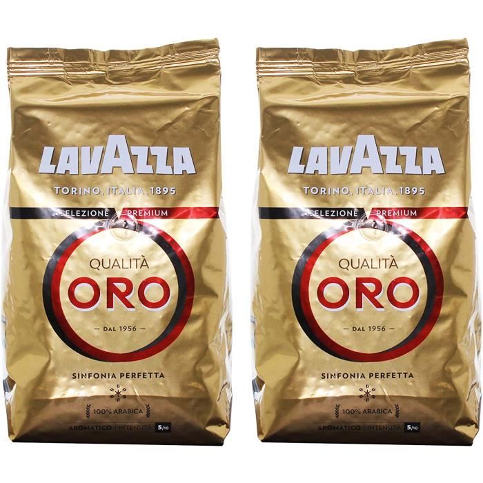 Grains Entiers, Grains de Café, Pack de 2, 2 x 1 kg