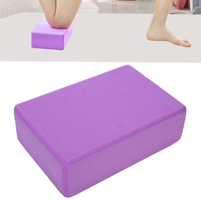 Zerodis Brique de mousse EVA Bloc de yoga fitness d'étirement d'entraînement brique de mousse en EVA outil pilates antidérapant