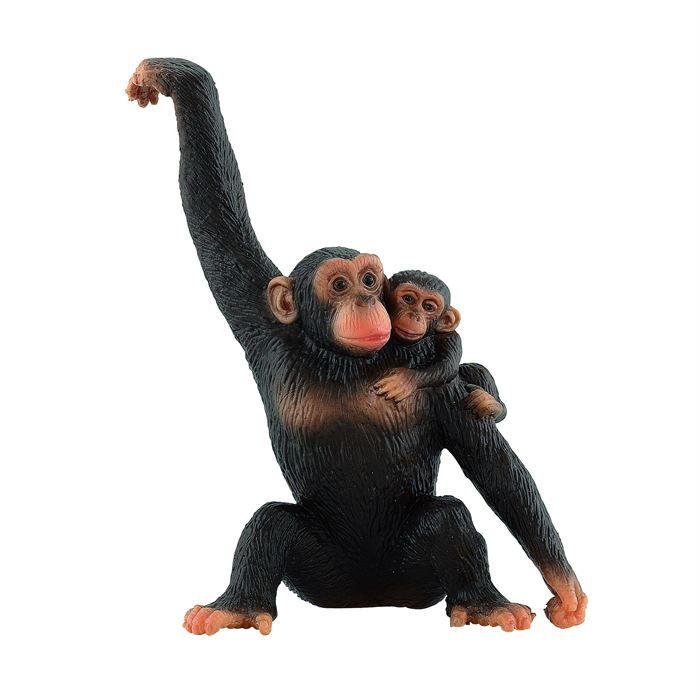 Bullyland - B63594 - Chimpanzé avec bébé