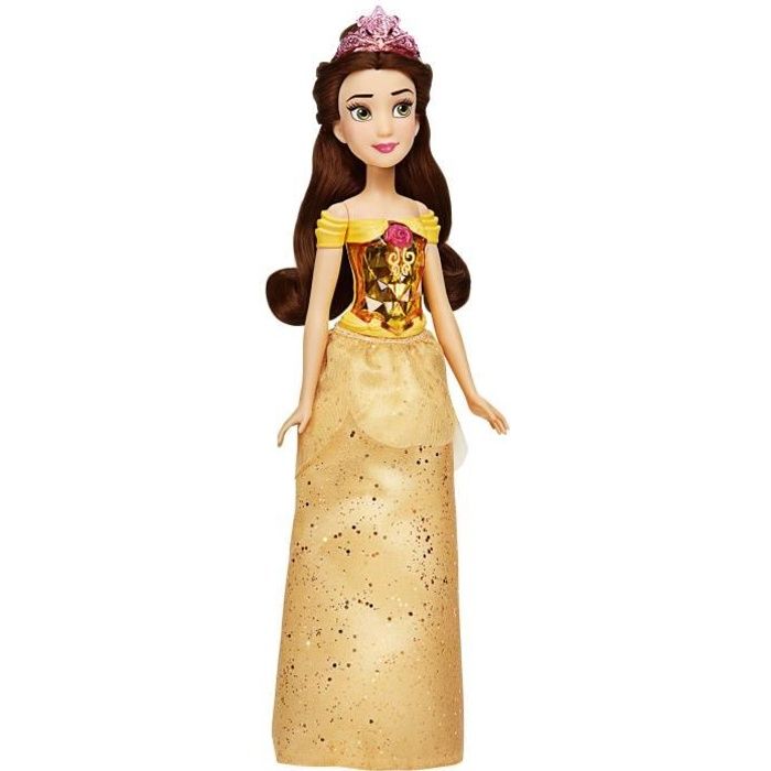 DISNEY PRINCESSES - Poussière d'étoiles - Poupée Belle avec jupe et accessoires - jouet pour enfants - à partir de 3 ans