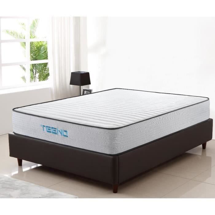 LUXE-Matelas mousse 140x190 - Luxe mousse à mémoire - Confort ferme - Epaisseur 26 cm- IZTOSS