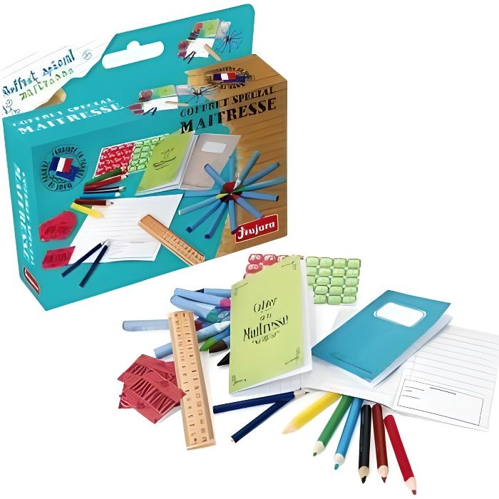Coffret accessoires special maitresse d'ecole - Jouer a la maitresse - Jeu de role Enfant, Fille