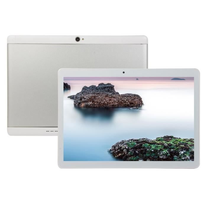 10,1 pouces ordinateur portable 3G Appels téléphoniques Tablette Android PC Wifi Téléphone Gps Tablettes, blanc