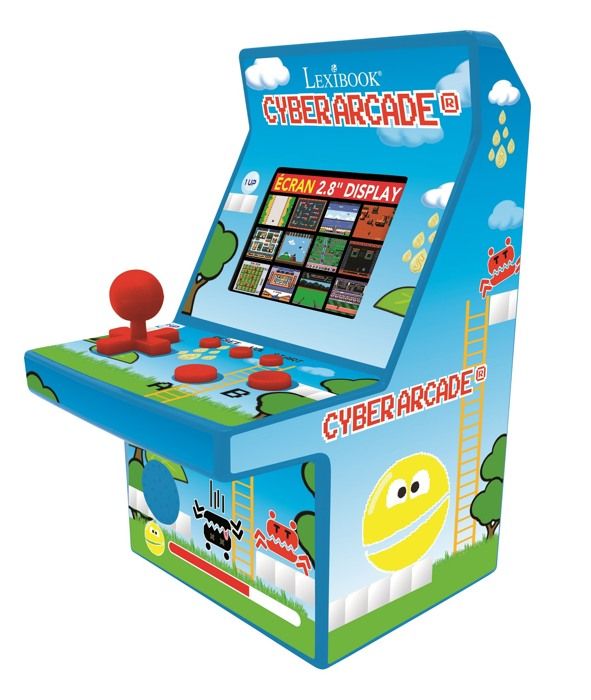 LEXIBOOK Console Cyber Arcade 200 jeux en 1 - écran couleur LCD 2.8-