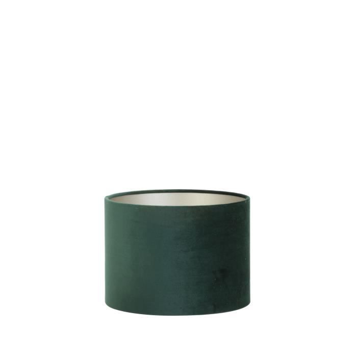 Abat-jour cylindre 30-30-21 cm VELOURS dutch green, Light & Living '