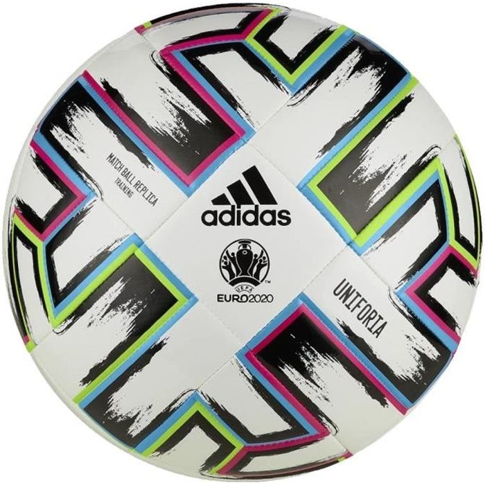 ADIDAS Ballon de foot adidas Euro 2020 Uniforia Training Blanc - FU1549 - Noir - Rose
