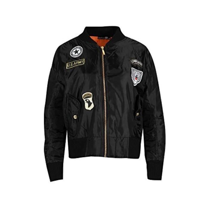 Blouson Perfecto Bomber MJCZI Oops Outlet Baseball Collar Stripes Manches longues Army Military Layer Biker Coat Ma1 Bomber Jacket T