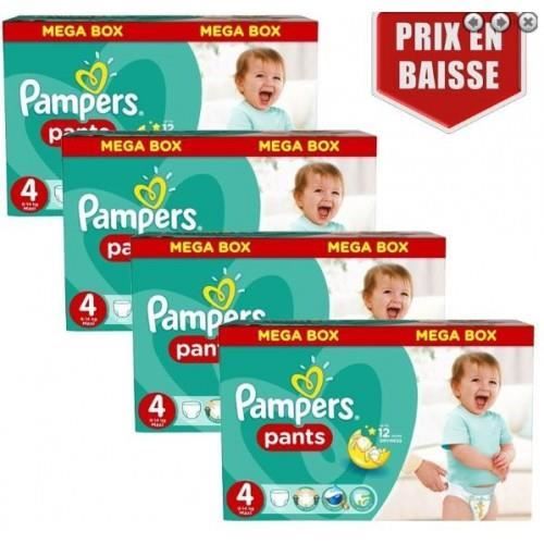 290 Couches Pampers Baby Dry Pants taille 4