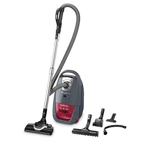 Rowenta Aspirateur Avec Sac Silence Force 4A+ 69 Db(A) 450W Gris Rouge RO7366EA