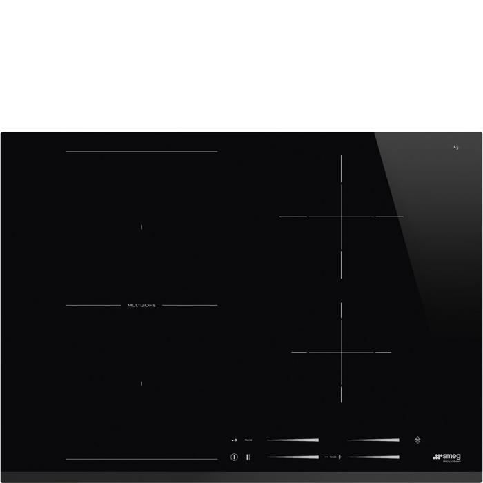 Smeg SI1M7743B, Intégré, Plaque avec zone à induction, Verre-céramique, Noir, 2500 W, 14,5 cm