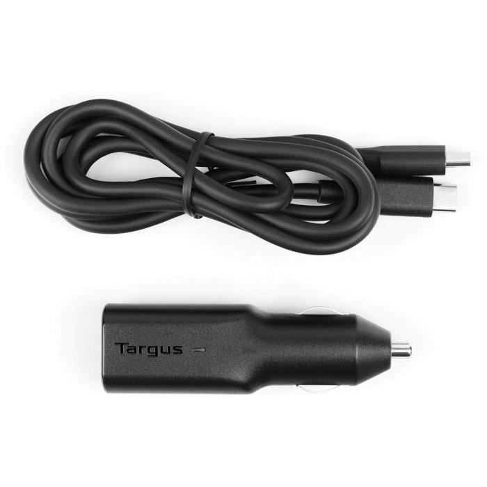 TARGUS Chargeur universel pour voiture 45w - USB-C - Noir