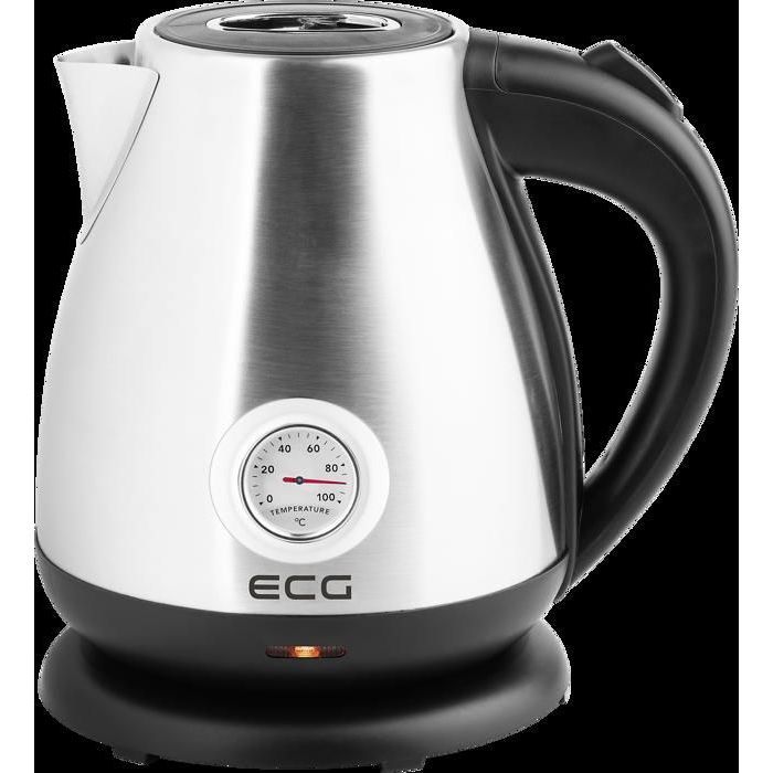 Bouilloire électrique - ECG - RK 1705 Metallico - 17 L - Inox - Indicateur de température