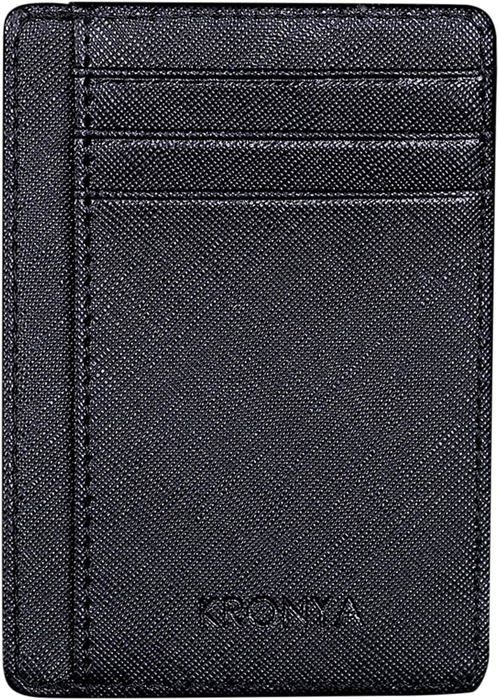 Portefeuille porte-monnaie cadence cuir noir/noir Etrier | La Redoute