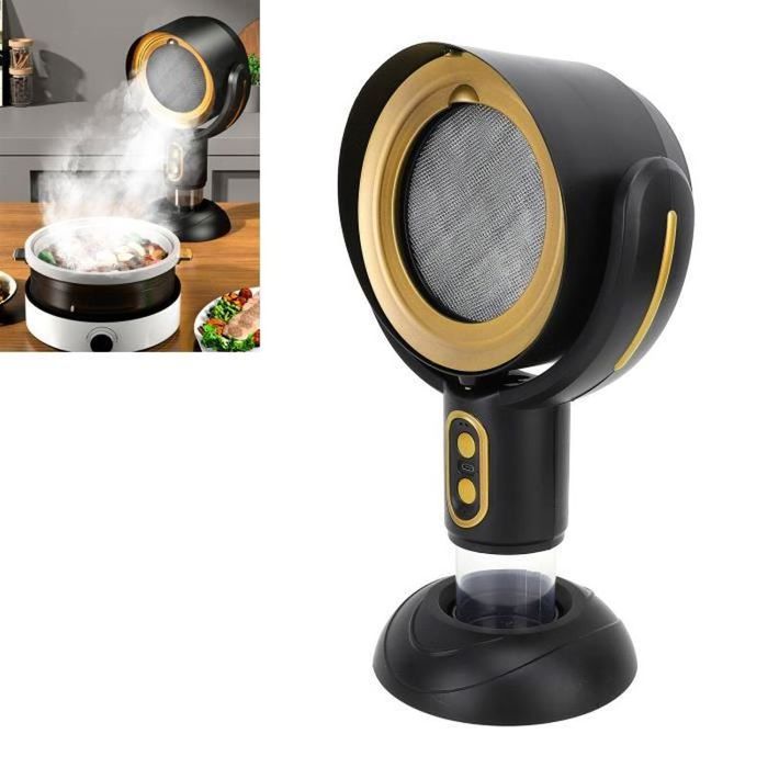 Venteo Voom™ AirVac™ – Hotte De Cuisine Portative à Charbon Actif – Élimine Fumées, Graisses Et Odeurs En Quelques Secondes