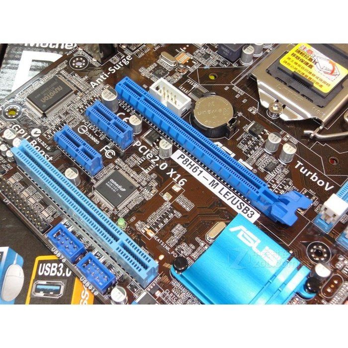 Carte mère ASUS P8H61-M LE/USB3 Intel H61 LGA 1155 2xDDR3 16GB Micro ATX - Asus