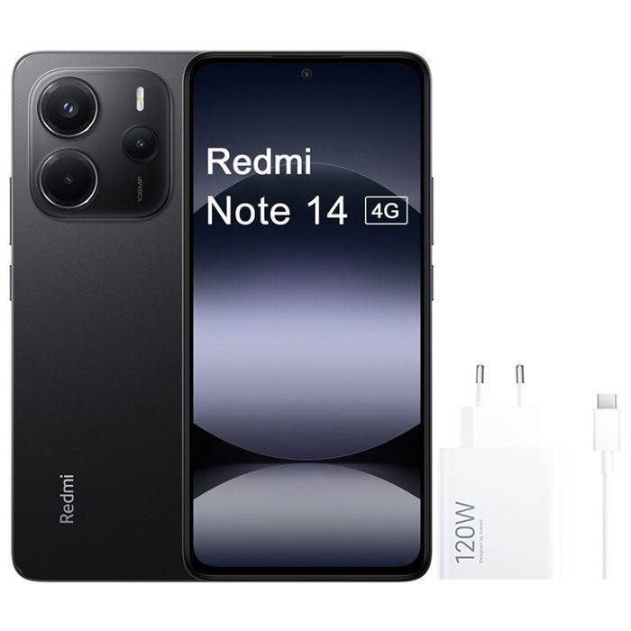 XIAOMI Redmi Note 14 4G 8Go Avec Original Chargeur Xiaomi - vue 2