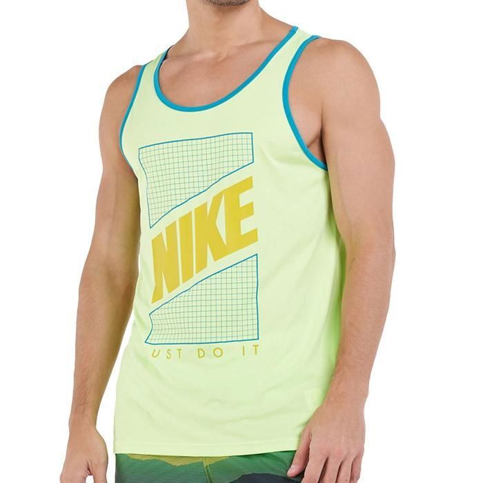 Bardeur Debardeur Vert Débardeur Vert Homme Nike Tank Vert