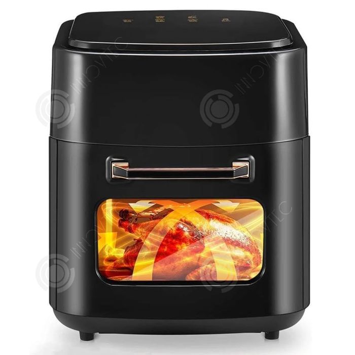 INN Air Fryer 15 litres1400W Commandes tactiles intelligentes Sûr et fiable Utiliser plusieurs scénarios Friteuse à air chaud Noir - Passionova