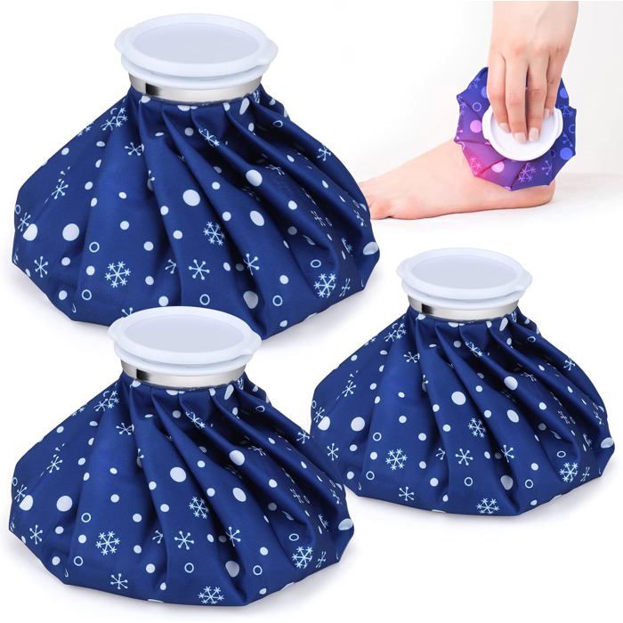 Poche De Glace REVIX Réutilisable (5 Paquets), Gel Chaud Et Froid Pour