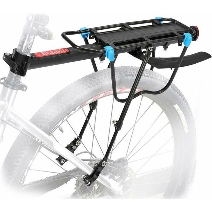 Porte Bagage Vlo Arrire avec Capacit 50KG Rglable Porte-Bagages Velo VTT Transporteur Tige de Selle avec Rflecteur A PORTE-BAGAGES