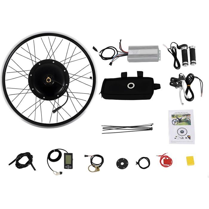 SENDERPICK Kit de conversion de vélo électrique 20'' - 48 V 1000 W
