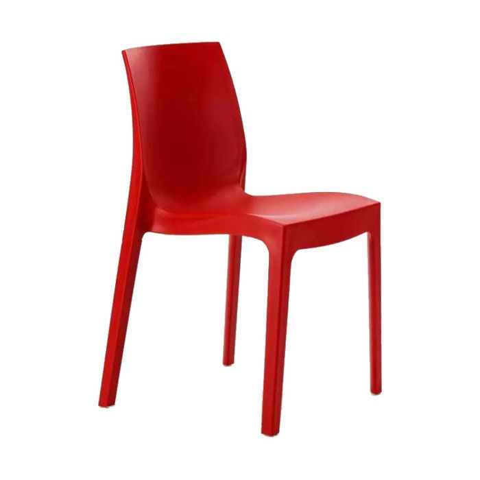 Chaise de Jardin Empilable Plastique Colorée Rome Grand Soleil pour Restaurant - Rouge Chaise de Jardin Empilable Plastique Colorée Rome Grand Soleil pour Restaurant - Rouge