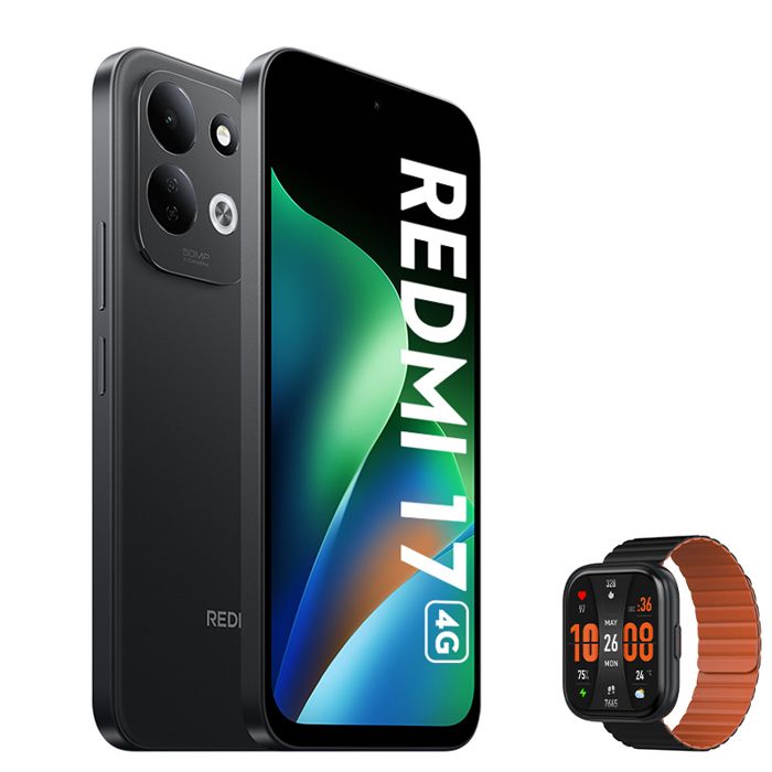 XIAOMI - Redmi 17 4G - 4 Go RAM 256 Go RAM - Noir & Montre connectée