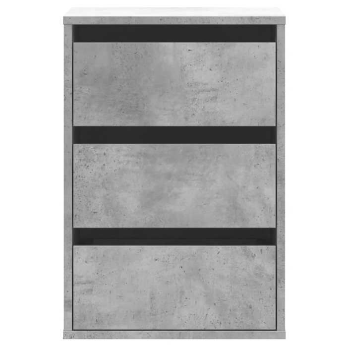 Magnifique Commode dangle gris béton 40x41x58 cm bois dingénierie - design polyvalent - pour maison - Gris 17.2 kg 2026_221836