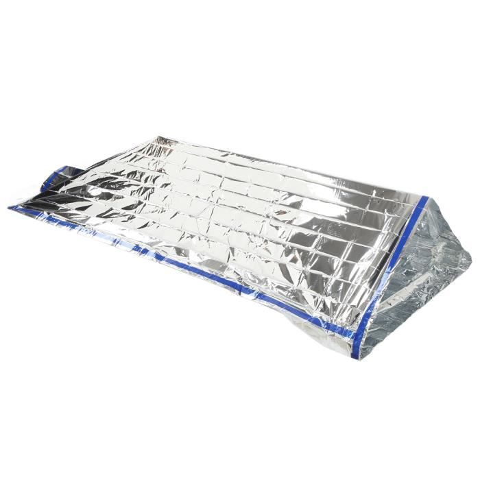 Couverture De Survie Imperméable Et Thermique - Dimensions Dépliées 210x130 Cm, Pliable, 50g